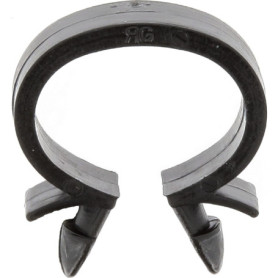 Agrafes Oméga pour Faisceau de Câblage - Lot de 25, 17mm, Noires