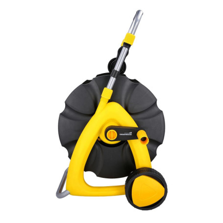 Enrouleur de Tuyau d'Arrosage Portable TOUGH MASTER 60 m avec Poignée Télescopique
