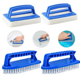 Brosse Éponge de Nettoyage pour Piscine - Forreen 4 Pièces