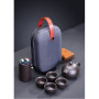 Ensemble à Thé Portable en Céramique Webao - 7 Pièces avec Théière et Tasses