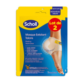 Masque Exfoliant pour Pieds Dr. Scholl's - Lot de 2 Chaussettes Soin Talons Doux