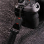 Sangle de Poignet Réglable pour Appareil Photo en Paracord - Noir