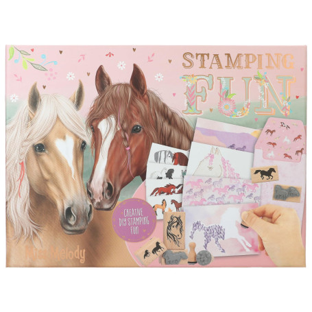 Set Créatif Miss Melody pour Cartes et Lettres - Tampons, Autocollants et Plus