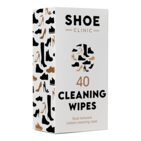 Lingettes Nettoyantes Pratiques pour Chaussures - Lot de 40