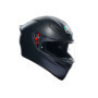 Casque Moto Intégral AGV K1 S E2206 - Aérodynamique et Anti-Rayures, Noir Mat, XL