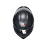 Casque Moto Intégral AGV K1 S E2206 - Aérodynamique et Anti-Rayures, Noir Mat, XL