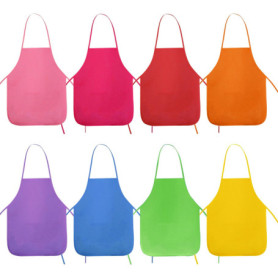 Tabliers de Peinture SYEYCW - 8 Pièces Colorées pour Enfants