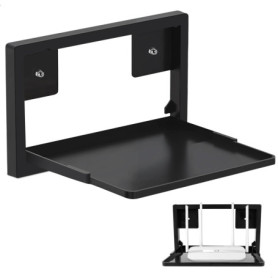 Support Mural Réglable pour Routeur et Équipements Électroniques - Noir