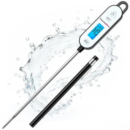 ThermoPro Thermomètre à Viande Numérique Pliable pour Barbecue et Cuisine
