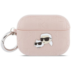 Coque de Protection Karl Lagerfeld Monogram pour AirPods Pro 3 - Rose Bonbon
