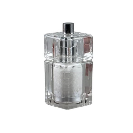 Moulin à Sel Transparent en Acrylique Bisetti