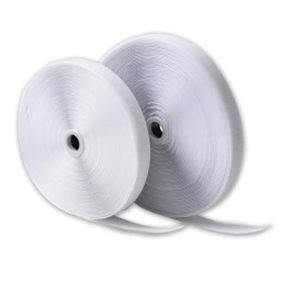 Ruban à Coudre Blanc IPEA 20 mm - 25 Mètres de Bande Auto-Agrippante