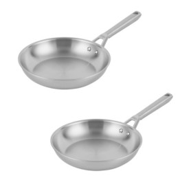 Ensemble de poêles en acier inoxydable Ninja EverClad - Compatible induction et four