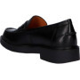 Mocassins Femme Geox Spherica EC1 en Cuir Noir