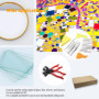 Kit Complet de 19 Outils de Mosaïque DIYoung pour Artisans
