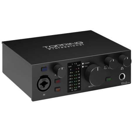 Amplificateur Audio Professionnel Topping E1x2 OTG - Interface USB Haute Résolution