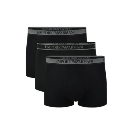 Lot de 3 Boxers Emporio Armani Core Logoband pour Homme - Noir XXL
