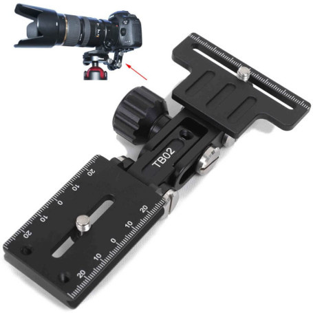 Support de mise au point rétractable iShoot pour appareil photo et téléobjectif