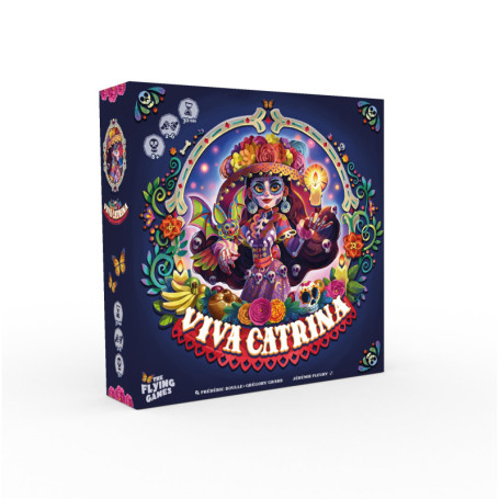 Viva Catrina - Jeu de Société Stratégique et Coloré pour 2 à 6 Joueurs