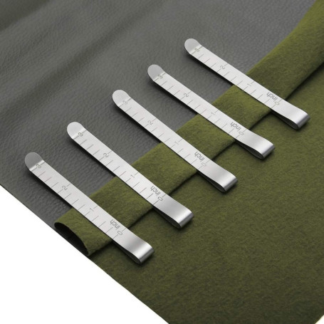 Lot de 20 pinces à ourlets en acier inoxydable pour couture et matelassage