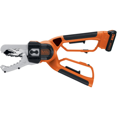 Coupe-Branches Électrique Sans Fil BLACK+DECKER 18V avec Batterie et Chargeur