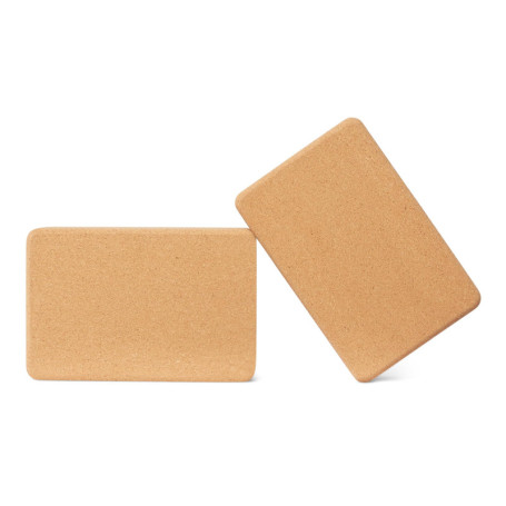 Lot de 2 Blocs de Yoga en Liège Naturel - Amazon Basics