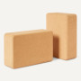 Lot de 2 Blocs de Yoga en Liège Naturel - Amazon Basics