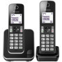 Téléphone sans fil Panasonic KX-TGD312JTB Noir avec identification de l'appelant