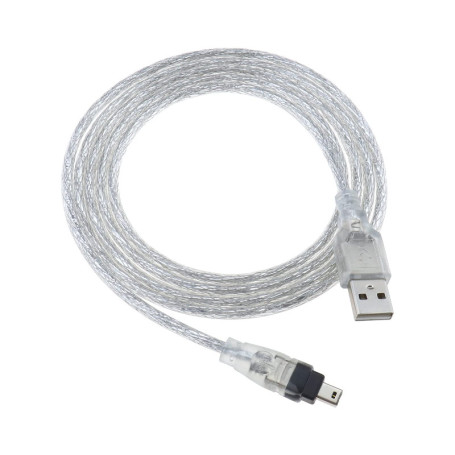Câble Adaptateur USB vers Firewire 1394 - 1,5 m pour Sony DCR-TRV75E