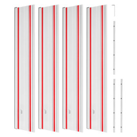 Kit de Rails de Guidage VEVOR pour Scie Plongeante - 4 Rails de 700 mm