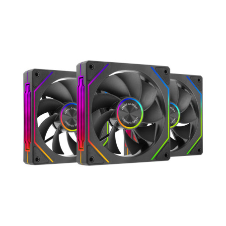 Kit de Ventilateurs ARGB 120mm Mars Gaming avec Éclairage Infinity Mirror