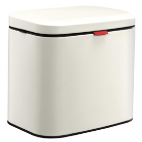 Poubelle Murale Compacte Navaris 4L pour Cuisine et Salle de Bain