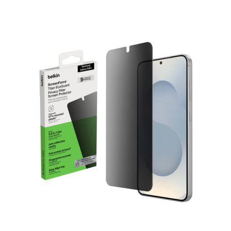 Protection d'Écran Anti-Espion Belkin Titan EcoGuard pour Samsung Galaxy S26+