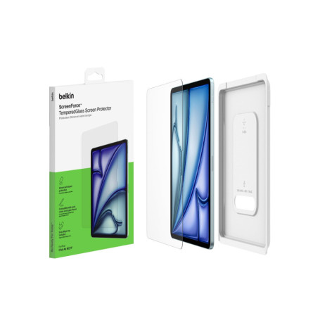 Protection d'écran en verre trempé Belkin pour iPad Air 11" - Indice 9H, antirayure, pose facile