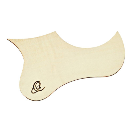 Pickguard en Bois Naturel pour Ukulélé Ortega Guitars - Érable Adhésif