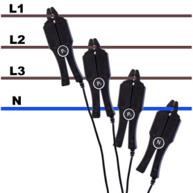 Pince Ampèremétrique 5 A avec Connecteur BNC pour Oscilloscope