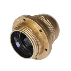 Douille E27 Poly Pool avec 2 embouts en Laiton Or