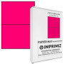 Pack de 50 Étiquettes Autocollantes Rose Fluo A4 - Imprimiz
