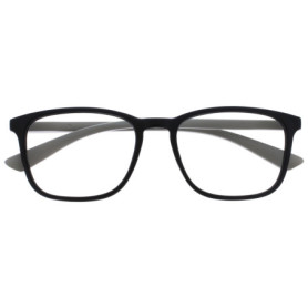 Lunettes de Lecture OPULIZE Max - Monture Large Rectangulaire Noir Mat
