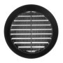 Lot de 2 grilles d'aération noires avec moustiquaire - Repa Market