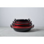 Poêle Wok Émaillée Riess Rouge Ø 20 cm - Compatible Induction et Gaz