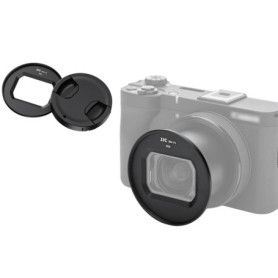 Kit d'Objectif JJC 3 Pièces pour Canon PowerShot V1 avec Adaptateur et Bouchon