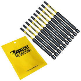 Jeu d'embouts de tournevis à percussion T30 SabreCut - 10 pièces 89 mm