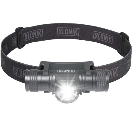 Lampe Frontale LED Rechargeable SLONIK - 500 Lumens, Étanche et Durable