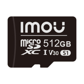 Carte Micro SD Imou 512 Go - Mémoire SDXC Haute Vitesse pour Caméras et Smartphones