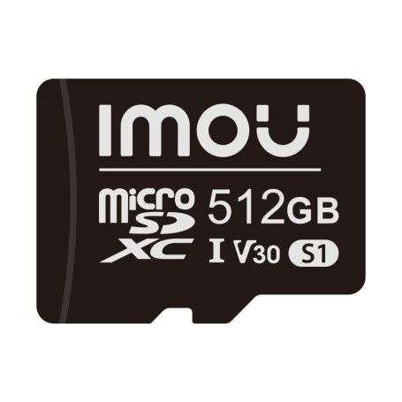 Carte Micro SD Imou 512 Go - Mémoire SDXC Haute Vitesse pour Caméras et Smartphones