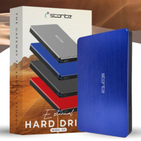 Disque Dur Externe Storite 500 Go USB 3.0 - Léger et Pratique pour Stockage