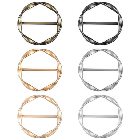 Set de 6 Boucles de Ceinture Élégantes pour Femme - SYEYCW