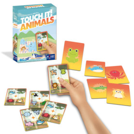 Touch It Animaux - Jeu de Cartes Familial HUCH! pour 2 à 6 Joueurs