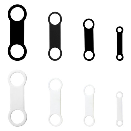 Ensemble de 8 Étiquettes en Silicone Anti-Bruit pour Chiens et Chats